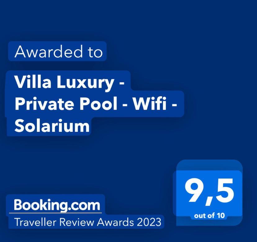 Villa Luxury - Private Pool - Wifi - Solarium 阿利坎特 外观 照片
