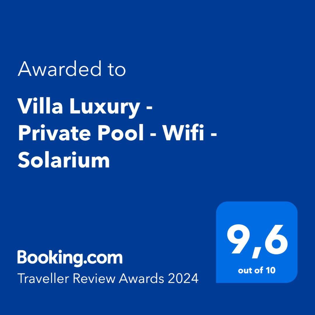 Villa Luxury - Private Pool - Wifi - Solarium 阿利坎特 外观 照片